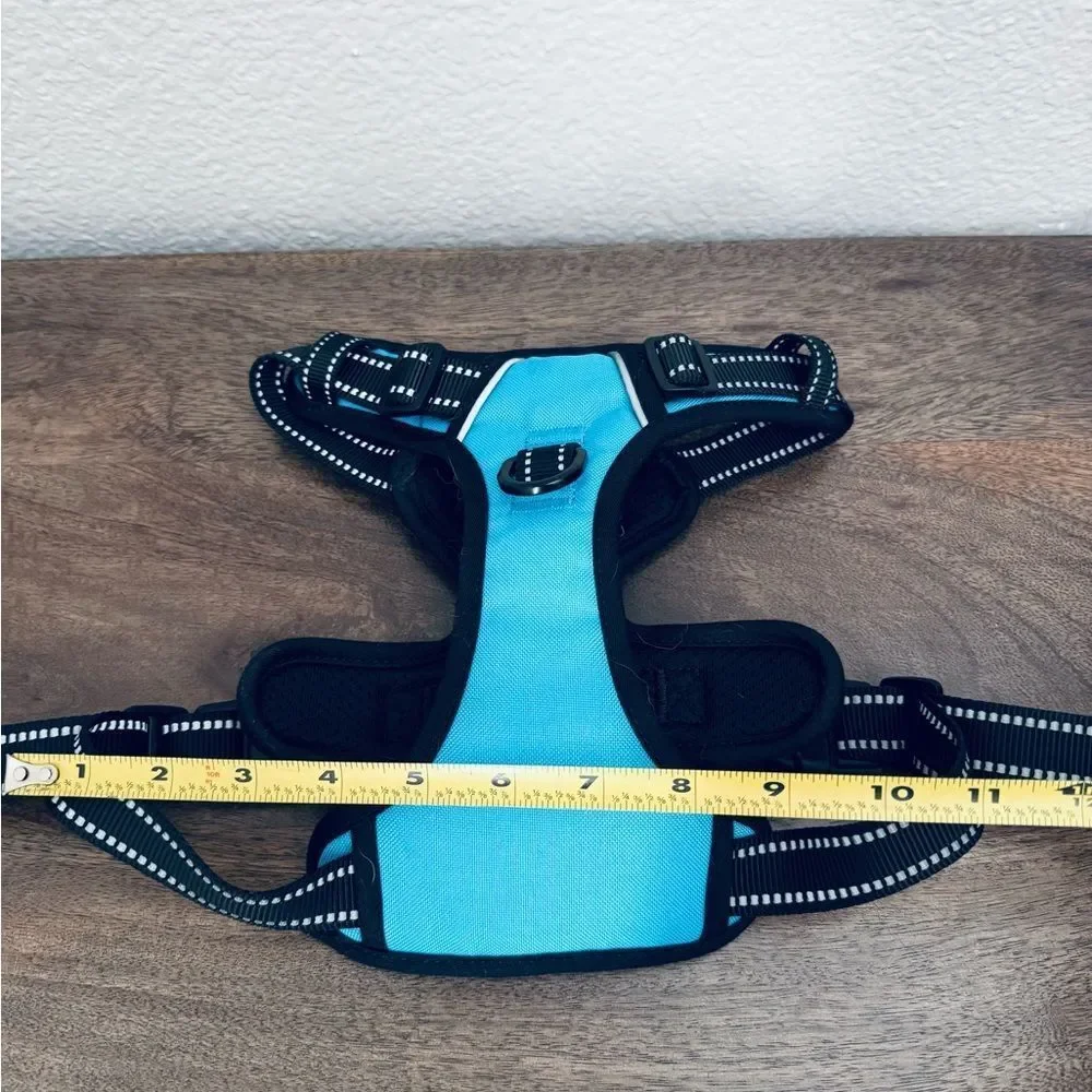 Pot Pet Blue Black Dog Harness M